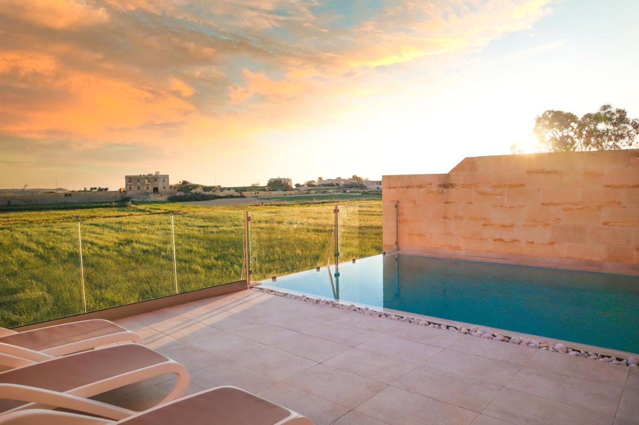 Inni Holiday Home With Infinity Pool Għarb Eksteriør billede